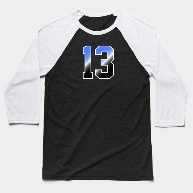 number 13 Baseball T-Shirt by Eric Okore